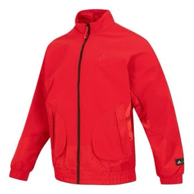 Adidas Originals Adidas Com Woven Jacket In Red