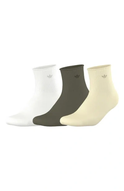 Adidas Originals Adidas Comfort Cushioned 3-pack High Quarter Socks In Multi