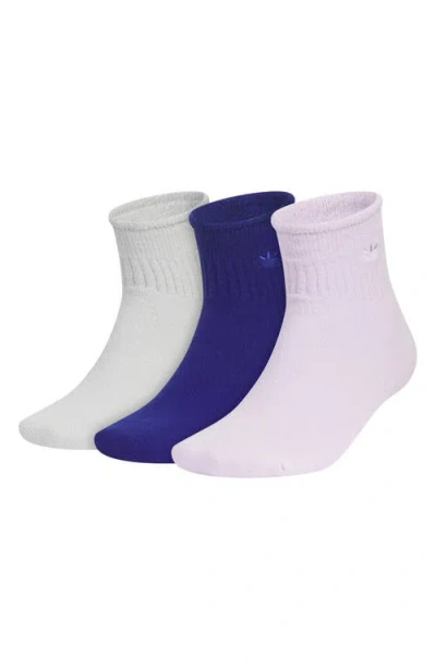 Adidas Originals Adidas Comfort Cushioned 3-pack High Quarter Socks In Multi