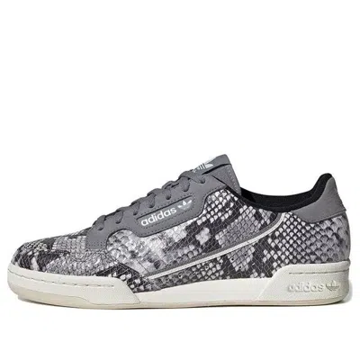 Adidas Originals Adidas Continental 80 'grey Snakeskin' In Gray