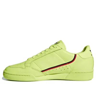 Adidas Originals Adidas Continental 80 'semi-frozen Yellow' In Green