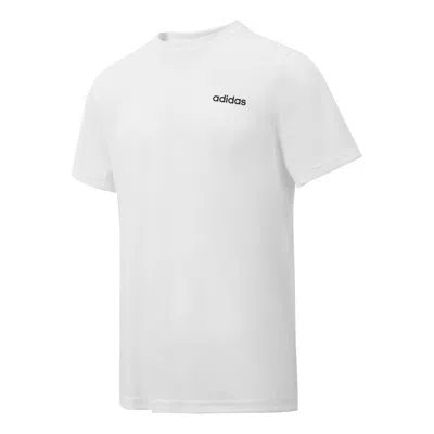 Adidas Originals Adidas Contrast Chest Logo Crew Neck Basic Sports T-shirt Asia Sizing 'white'
