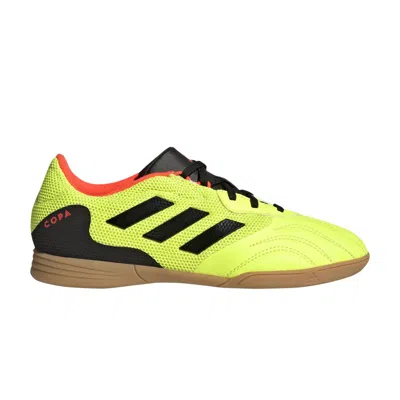 Pre-owned Adidas Originals Adidas Copa Sense.3 In J 'game Data Pack' | Yellow | Kid's Size 3