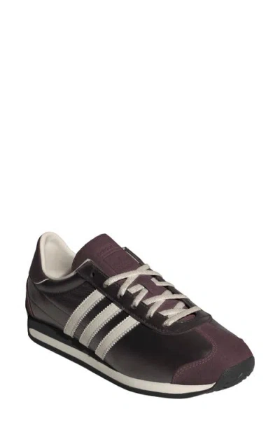 Adidas Originals Adidas Country Low Top Sneaker In Off White/core Black