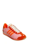 Adidas Originals Adidas Country Low Top Sneaker In Pink Spark/orange/orange