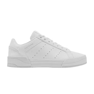Pre-owned Adidas Originals Adidas Court Tourino J 'triple White' | Kid's Size 3.5