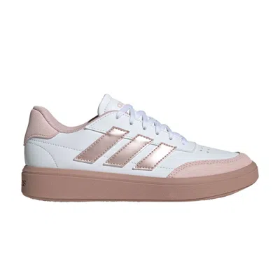 Pre-owned Adidas Originals Adidas Courtblock J 'white Sandy Pink' | Kid's Size 7
