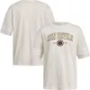 Adidas Originals Adidas Cream Arizona State Sun Devils Fashion Three-stripes Oversized T-shirt In White