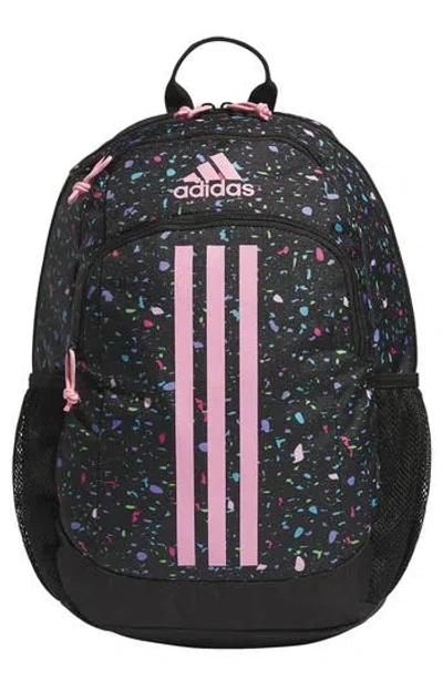 Adidas Originals Adidas Creator 2 Backpack In Speckle Black/pink/black