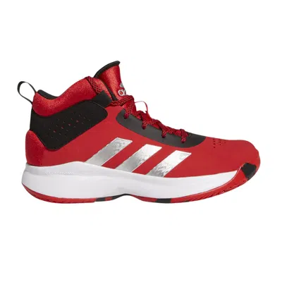 Pre-owned Adidas Originals Adidas Cross 'em Up 5 J Wide 'vivid Red Silver Metallic' | Kid's Size 3.5