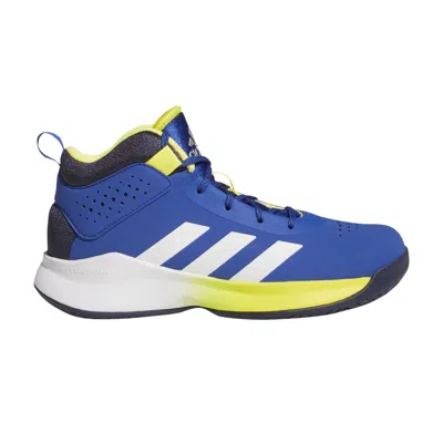 Pre-owned Adidas Originals Adidas Cross 'em Up 5 Wide J 'royal Blue' | Kid's Size 11