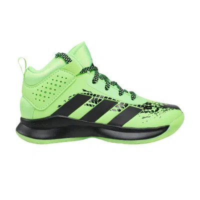 Pre-owned Adidas Originals Adidas Cross 'em Up 5 Wide J 'team Solar Green Black' | Kid's Size 3.5