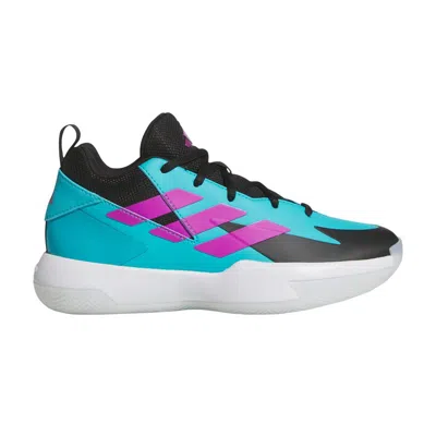 Pre-owned Adidas Originals Adidas Cross 'em Up Select  'lucid Cyan/core Black/purple Burst' | Kid's Size 6.5