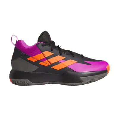 Pre-owned Adidas Originals Adidas Cross 'em Up Select Mid J 'black Purple Orange' | Kid's Size 4