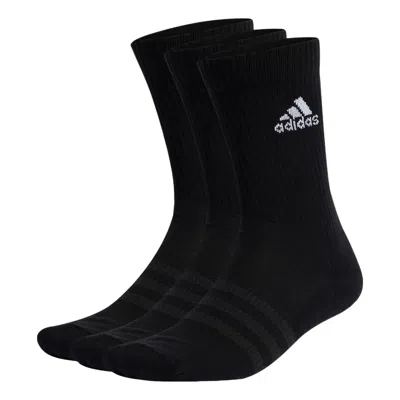 Adidas Originals Adidas Cushioned Crew Socks 3 Pairs 'black'