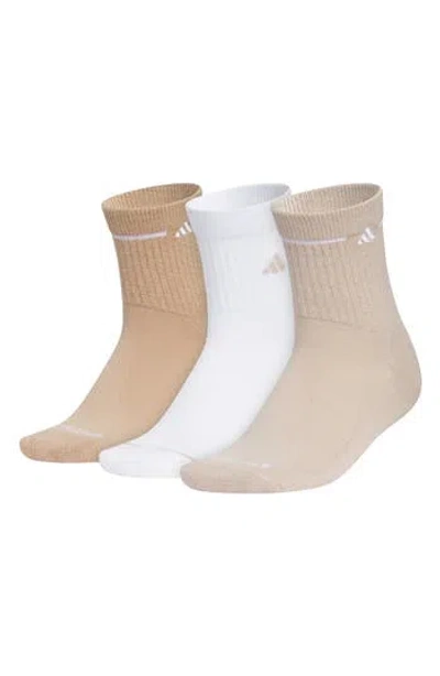 Adidas Originals Adidas Cushioned Sport 3.0 High Quarter Socks 3 Pack In Multi