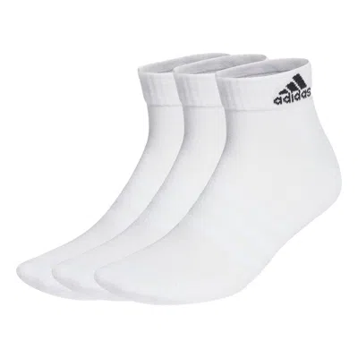 Adidas Originals Adidas Cushioned Sportswear Ankle Socks 3 Pairs 'white'