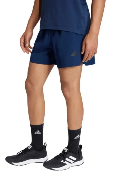 Adidas Originals Adidas D4t Essentials Shorts In Night Indigo