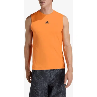 Adidas Originals Adidas D4t Power 3-stripes Tank In Orange