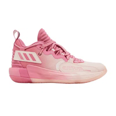 Pre-owned Adidas Originals Adidas Dame 7 Extply J 'd.o.l.l.a.' | Pink | Kid's Size 4