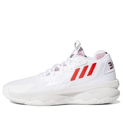 Adidas Originals Mens Adidas Dame 8 In White/red/black