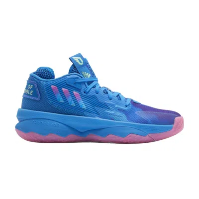 Pre-owned Adidas Originals Adidas Dame 8 J 'battle Of The Bubble' | Blue | Kid's Size 4