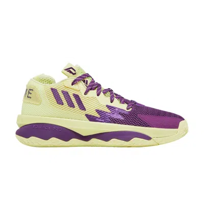 Pre-owned Adidas Originals Adidas Dame 8 J 'dame Time' | Yellow | Kid's Size 3.5