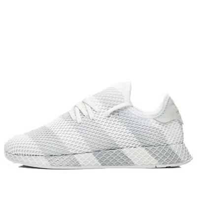 Adidas Originals Adidas Deerupt 'white Grey' In Gray