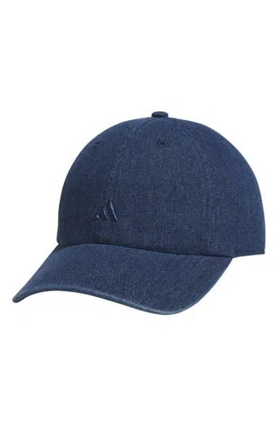 Adidas Originals Adidas Denim Baseball Cap In Blue