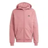 Adidas Originals Adidas Designed For Training Full-zip Track Jacket 'preloved Crimson' In Pink