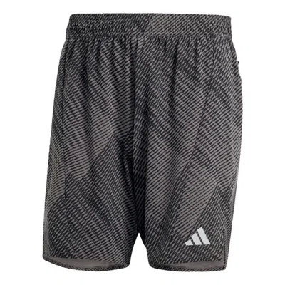 Adidas Originals Adidas Designed For Training Hiit Workout Heat.rdy Print Shorts Asia Sizing 'charcoal Black'