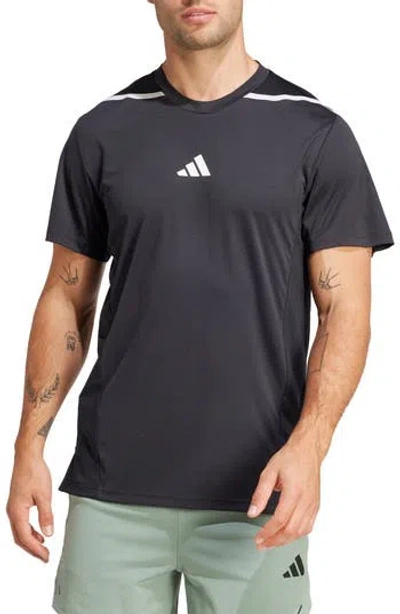 Adidas Originals Adidas Designed For Training Pro-series T-shirt In Black/white