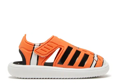 Adidas Originals Babies' Adidas Disney X Adidas Summer Closed Toe Water Sandal I 'finding Nemo' In Orange