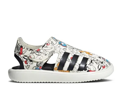 Adidas Originals Adidas Disney X Adidas Water Sandal J 'mickey Mouse And Friends' In White