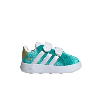 Pre-owned Adidas Originals Adidas Disney X Grand Court 2.0 I 'jasmine' | Teal | Infant Size 8.5