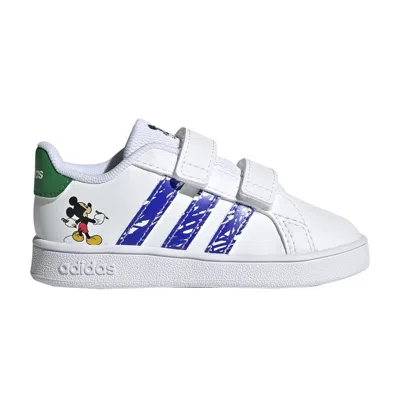 Pre-owned Adidas Originals Adidas Disney X Grand Court I 'mickey And Minnie Mouse' | White | Infant Size 6