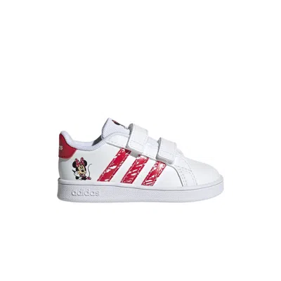 Pre-owned Adidas Originals Adidas Disney X Grand Court I 'minnie Mouse' | Red | Infant Size 8.5