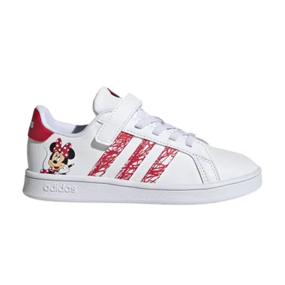 Pre-owned Adidas Originals Adidas Disney X Grand Court J 'minnie Mouse' | White | Kid's Size 2.5