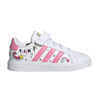 Pre-owned Adidas Originals Adidas Disney X Grand Court J 'minnie Mouse' | White | Kid's Size 7