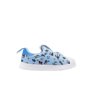 Pre-owned Adidas Originals Adidas Disney X Superstar 360 I 'mickey Mouse' | Blue | Infant Size 4
