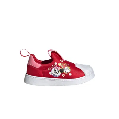 Pre-owned Adidas Originals Adidas Disney X Superstar 360 I 'minnie Mouse And Daisy Duck' | Red | Infant Size 6.5