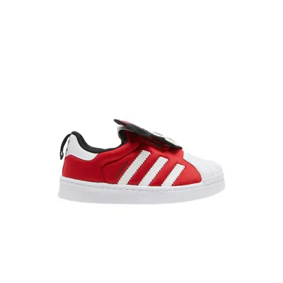 Pre-owned Adidas Originals Adidas Disney X Superstar 360 I 'minnie Mouse' | Red | Infant Size 7