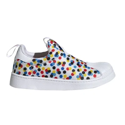 Pre-owned Adidas Originals Adidas Disney X Superstar 360 Little Kid 'mickey And Minnie Polka Dots' | Multi-color | Kid's Size 1