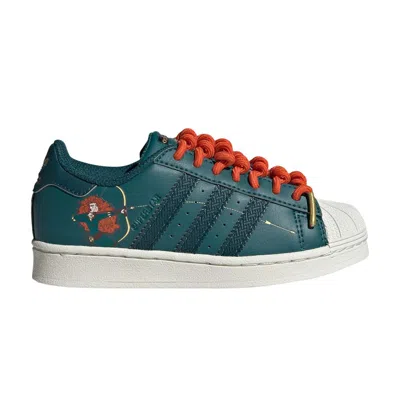 Pre-owned Adidas Originals Adidas Disney X Superstar C 'brave - Princess Merida' | Green | Kid's Size 1.5