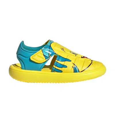 Pre-owned Adidas Originals Adidas Disney X Water Sandal C 'flounder' | Yellow | Kid's Size 2
