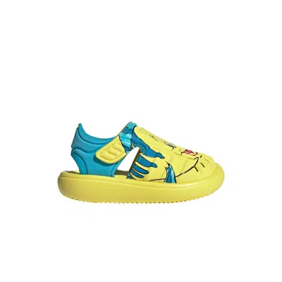 Pre-owned Adidas Originals Adidas Disney X Water Sandal I 'flounder' | Yellow | Infant Size 6