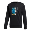 Adidas Originals Adidas Don Candy Crew Basketball Sports Hooded Sweatermen Black