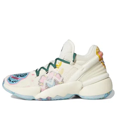 Adidas Originals Adidas D.o.n. Issue #2 'day Of The Dead' In White