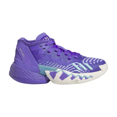 Pre-owned Adidas Originals Adidas D.o.n. Issue #4 Little Kid 'throwback Utah Jazz' | Purple | Kid's Size 1.5