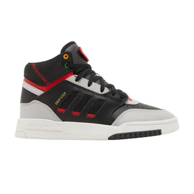 Pre-owned Adidas Originals Adidas Drop Step J 'black Vivid Red' | Kid's Size 4